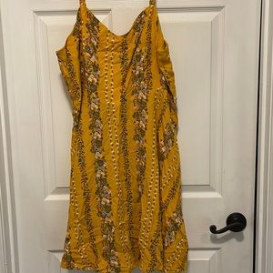 Yellow summer dress